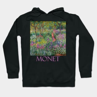 The Iris Garden at Giverny by Claude Monet Hoodie